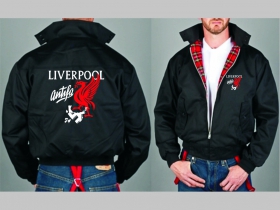 Liverpool Antifa  Bunda Harrington s hrejivou podšívkou farby RED TARTAN, obojstranné logo (s kapucou iba v čiernej farbe je za 42,90euro!!)